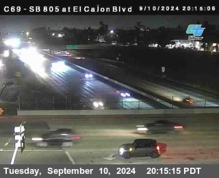 SB 805 at El Cajon Blvd (On Ramp)