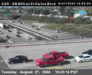 SB 805 at El Cajon Blvd (On Ramp)