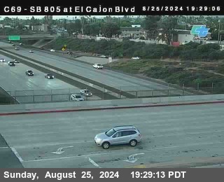 SB 805 at El Cajon Blvd (On Ramp)