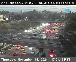 SB 805 at El Cajon Blvd (On Ramp)