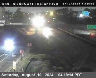 SB 805 at El Cajon Blvd (On Ramp)