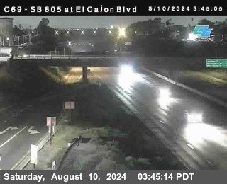 SB 805 at El Cajon Blvd (On Ramp)