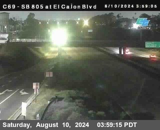 SB 805 at El Cajon Blvd (On Ramp)