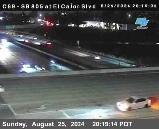 SB 805 at El Cajon Blvd (On Ramp)