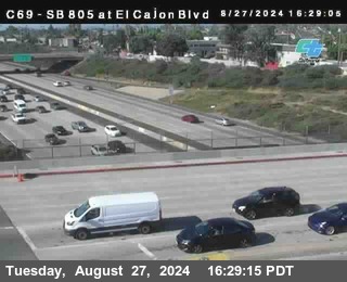 SB 805 at El Cajon Blvd (On Ramp)