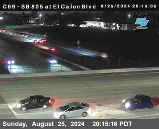 SB 805 at El Cajon Blvd (On Ramp)