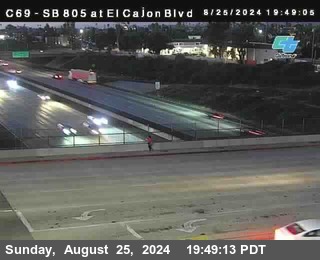 SB 805 at El Cajon Blvd (On Ramp)