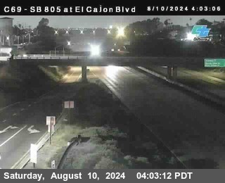 SB 805 at El Cajon Blvd (On Ramp)