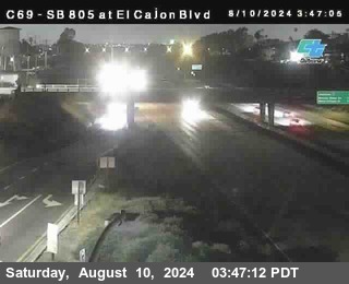 SB 805 at El Cajon Blvd (On Ramp)