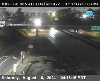 SB 805 at El Cajon Blvd (On Ramp)