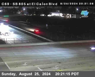 SB 805 at El Cajon Blvd (On Ramp)