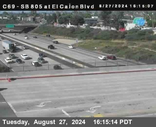 SB 805 at El Cajon Blvd (On Ramp)