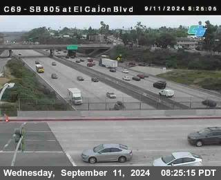 SB 805 at El Cajon Blvd (On Ramp)