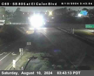 SB 805 at El Cajon Blvd (On Ramp)