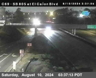 SB 805 at El Cajon Blvd (On Ramp)