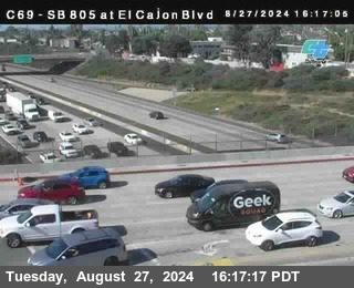 SB 805 at El Cajon Blvd (On Ramp)