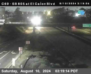 SB 805 at El Cajon Blvd (On Ramp)