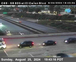 SB 805 at El Cajon Blvd (On Ramp)