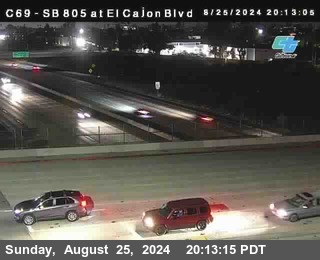 SB 805 at El Cajon Blvd (On Ramp)