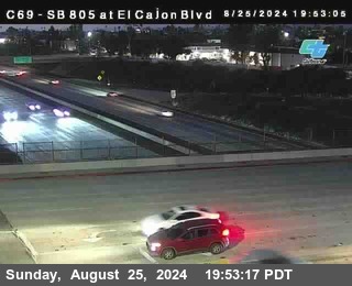 SB 805 at El Cajon Blvd (On Ramp)