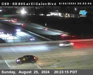 SB 805 at El Cajon Blvd (On Ramp)