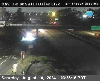 SB 805 at El Cajon Blvd (On Ramp)