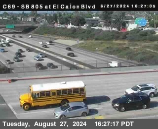 SB 805 at El Cajon Blvd (On Ramp)