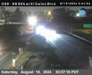 SB 805 at El Cajon Blvd (On Ramp)