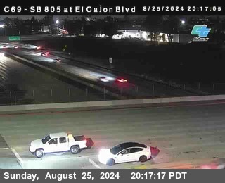 SB 805 at El Cajon Blvd (On Ramp)