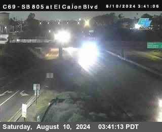 SB 805 at El Cajon Blvd (On Ramp)