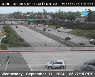 SB 805 at El Cajon Blvd (On Ramp)