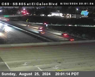 SB 805 at El Cajon Blvd (On Ramp)