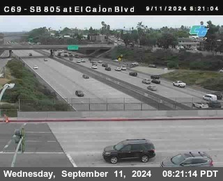 SB 805 at El Cajon Blvd (On Ramp)