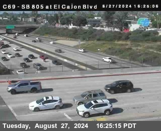 SB 805 at El Cajon Blvd (On Ramp)