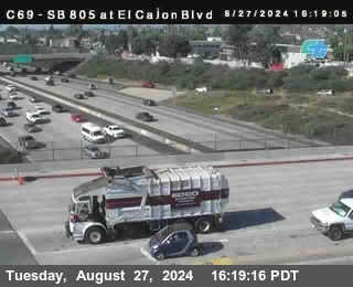 SB 805 at El Cajon Blvd (On Ramp)