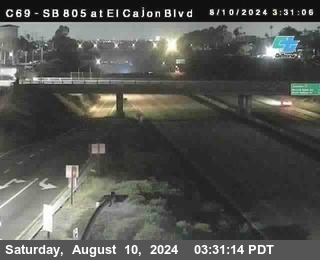 SB 805 at El Cajon Blvd (On Ramp)