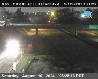 SB 805 at El Cajon Blvd (On Ramp)