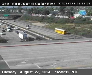 SB 805 at El Cajon Blvd (On Ramp)