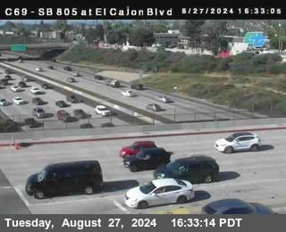 SB 805 at El Cajon Blvd (On Ramp)