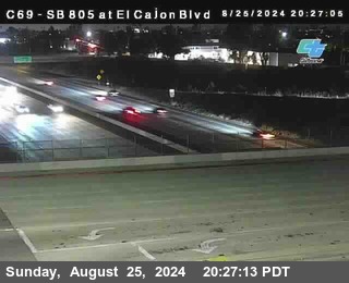 SB 805 at El Cajon Blvd (On Ramp)