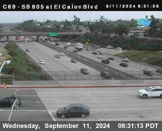 SB 805 at El Cajon Blvd (On Ramp)