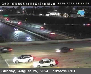 SB 805 at El Cajon Blvd (On Ramp)