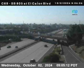 SB 805 at El Cajon Blvd (On Ramp)