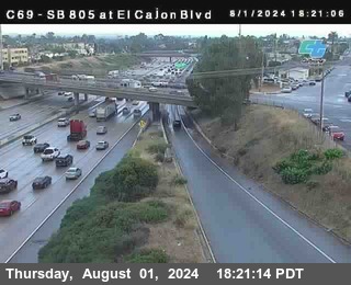 SB 805 at El Cajon Blvd (On Ramp)