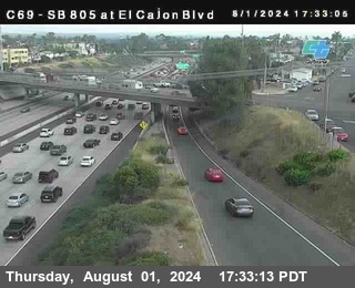 SB 805 at El Cajon Blvd (On Ramp)