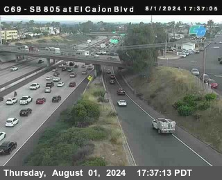 SB 805 at El Cajon Blvd (On Ramp)