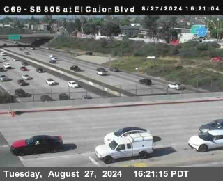 SB 805 at El Cajon Blvd (On Ramp)