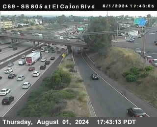 SB 805 at El Cajon Blvd (On Ramp)