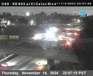 SB 805 at El Cajon Blvd (On Ramp)