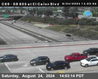 SB 805 at El Cajon Blvd (On Ramp)